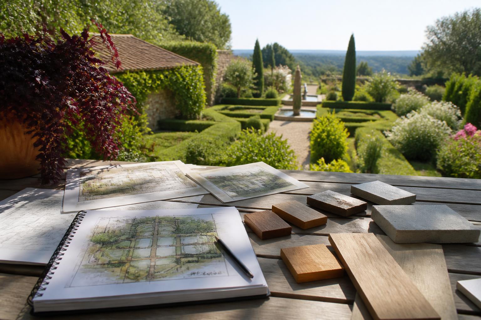 Concevoir jardin avant travaux